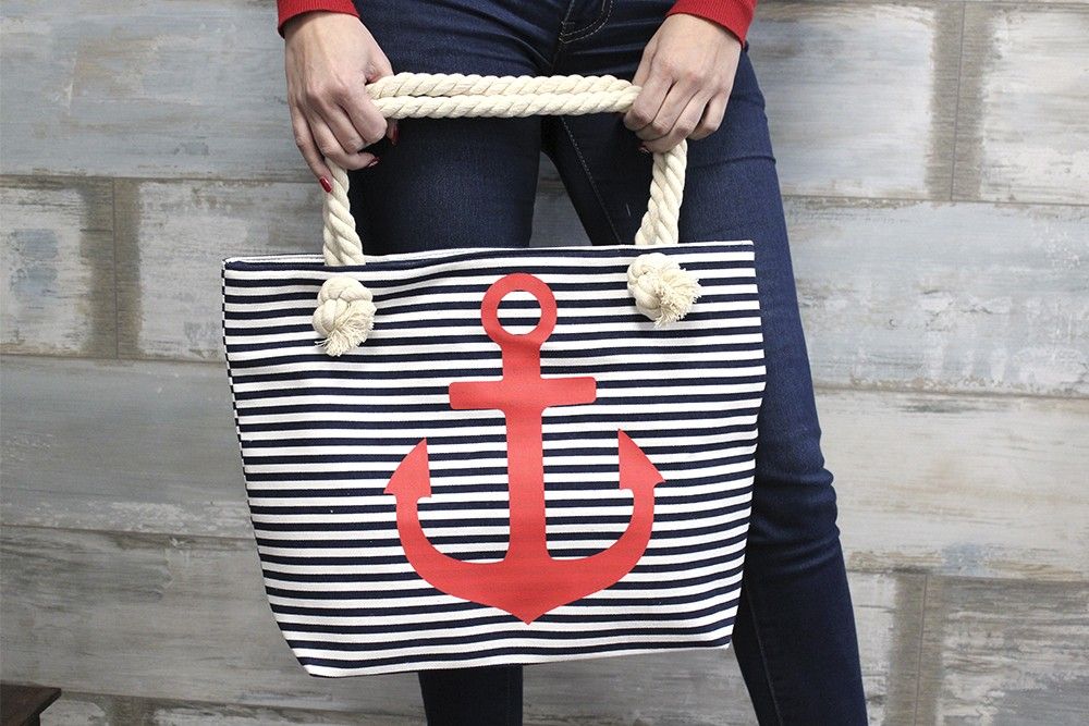 Rope Handle Bag - Two Cats