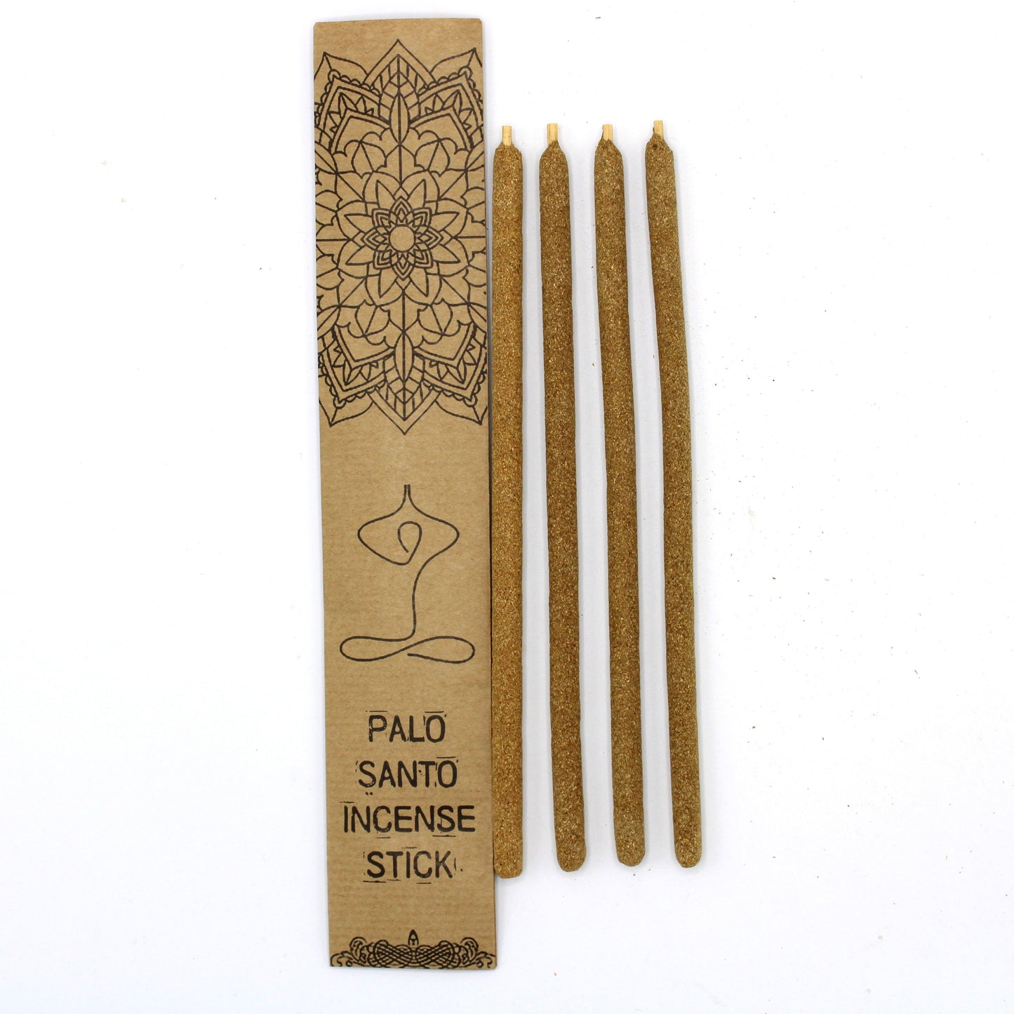 Large classic Palo Santo incense sticks bundled together showing natural wood textures and earthy tones.