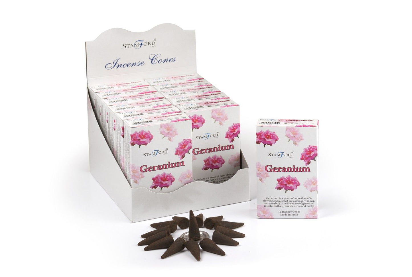 Pile of brown incense cones with a floral scent, perfect for home fragrance and meditation.