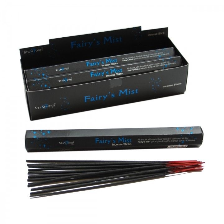 Pack of premium black incense sticks with a delicate floral design on the packaging for home fragrance.