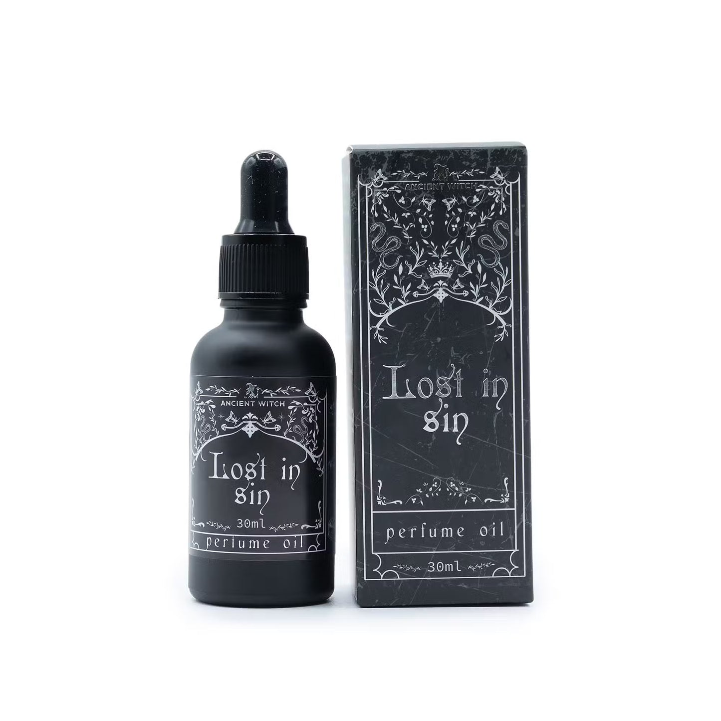 Dark Ritual Pamper Gift Set | Ancient Witch Perfume Oils, Crystal Bath Bomb & Bubblegum Whipped Soap