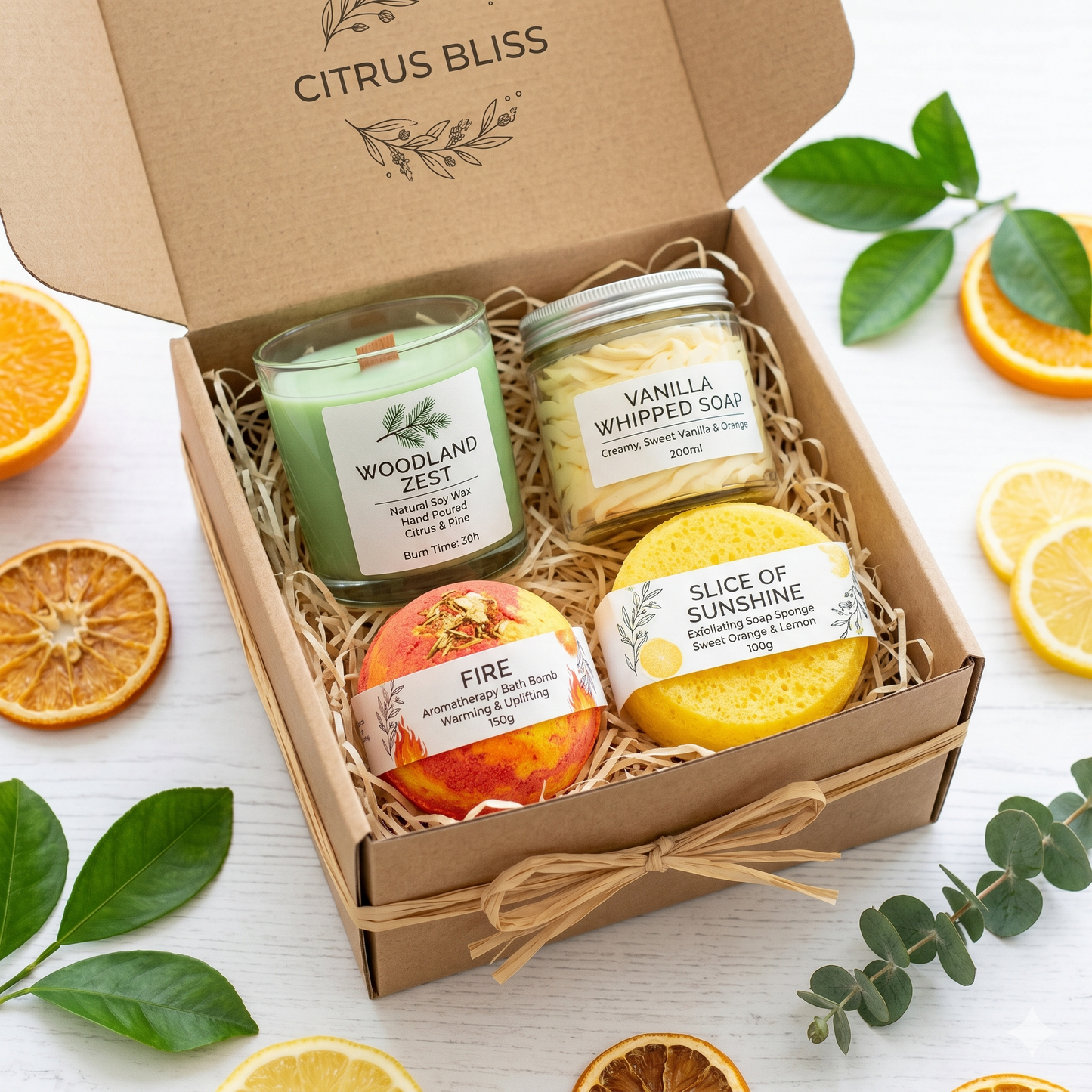 Citrus Bliss Aromatherapy Pamper Gift Box