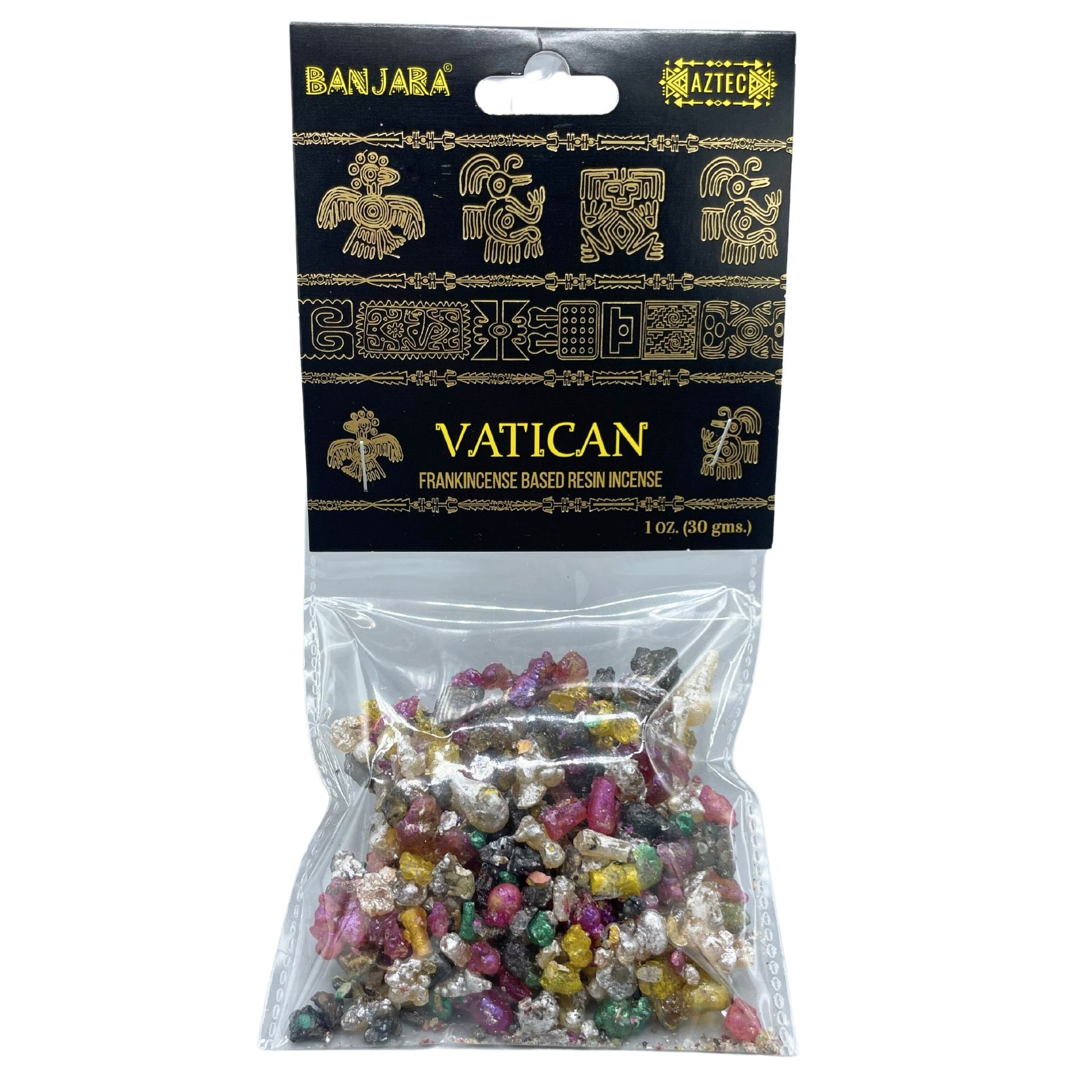 Close-up of golden-brown handcrafted tree resin pieces for incense burning.