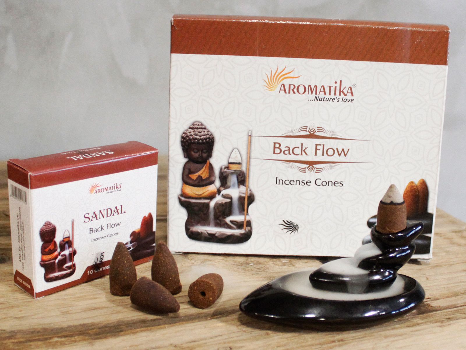 Aromatica Backflow Incense Cones - Palo Santo