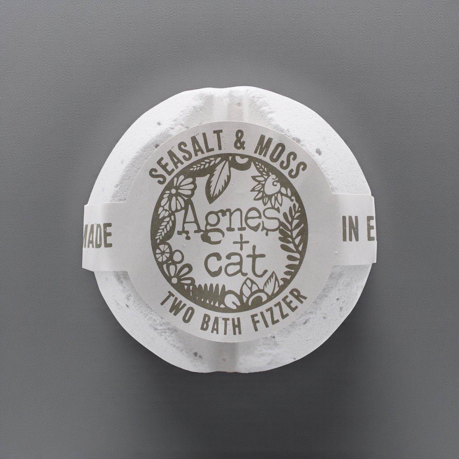 Agnes + Cat Bath Fizzer - Seasalt and Moss