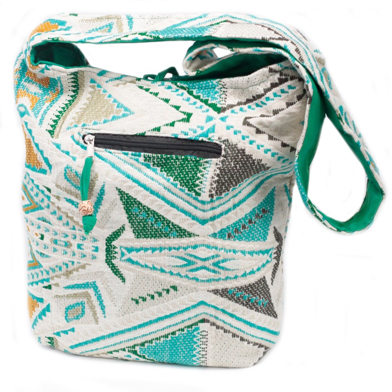 Large stylish tote bag featuring vibrant colourful patterns and a spacious design for everyday use.