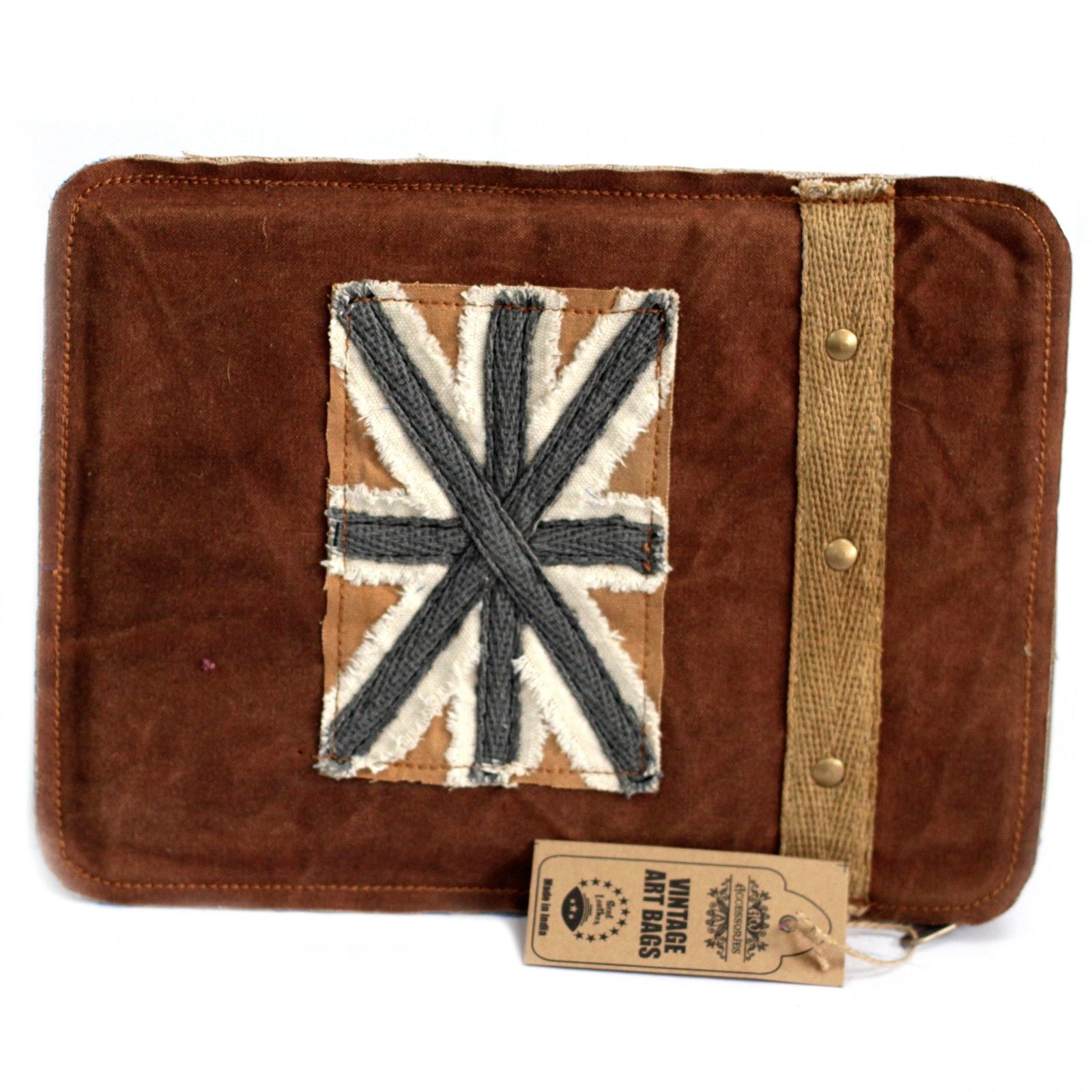 Vintage Bag - Tablet Pouch-Shabby Flag