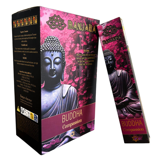 Handmade Indian incense sticks with warm floral and spiced notes, perfect for creating a heart-centred atmosphere.