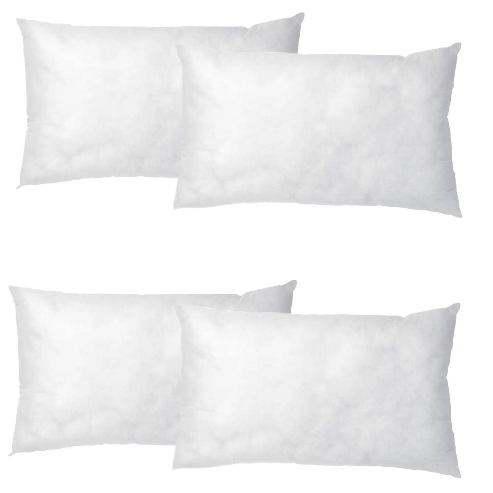 A plump rectangular white inner cushion pad measuring 30x50 cm.