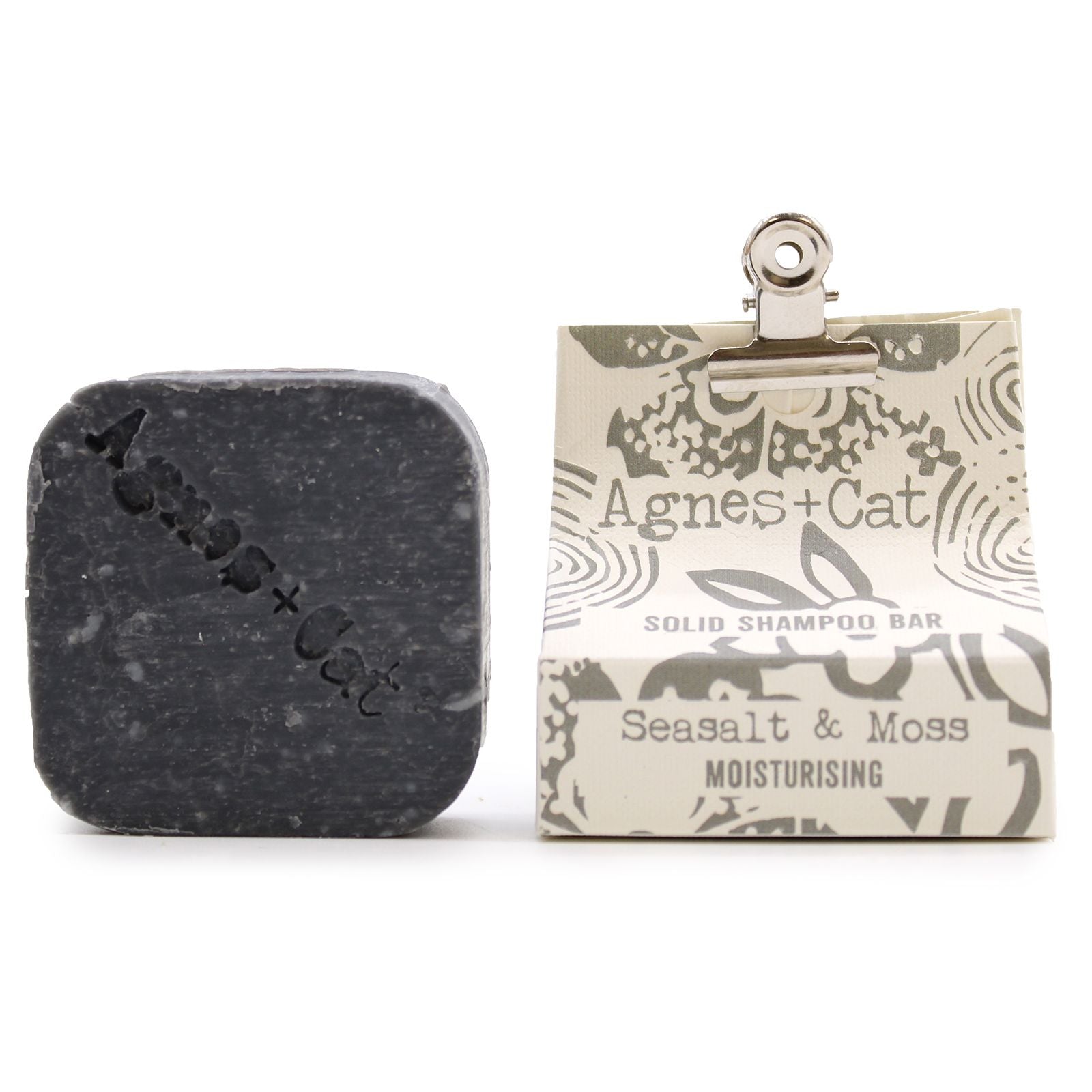 Agnes + Cat Sea Salt & Moss Solid Shampoo