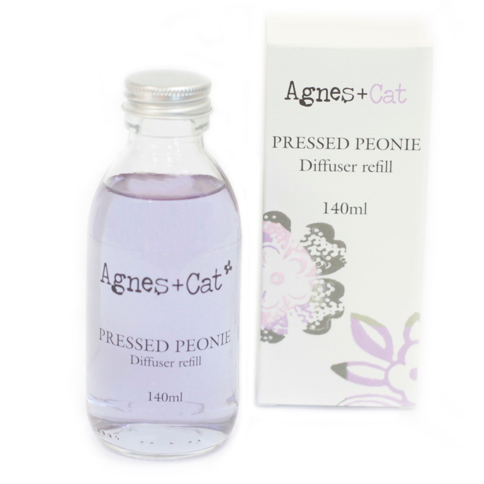 Agnes + Cat Reed Diffuser Refill - Pressed Peonies 150ml