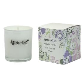 Agnes + Cat Votive Candle - Velvet Moon