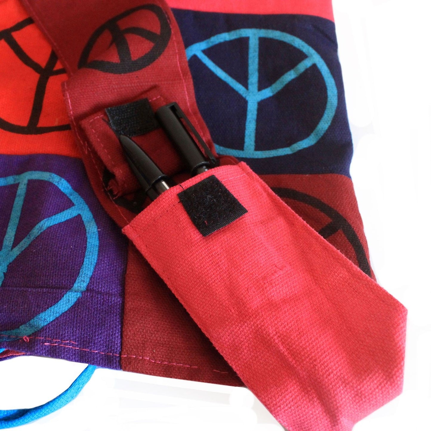Cotton Patch Sling Bags - Peace