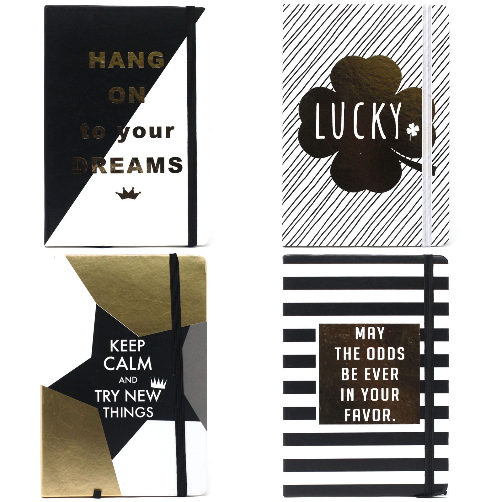 Stylish A5 notebook featuring a golden wisdom themed cover design with elegant details on a clean background.