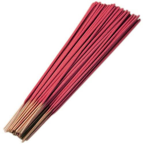 Large bundle of deep red Dragon's Blood incense sticks showing their rich texture and uniform 25cm length.