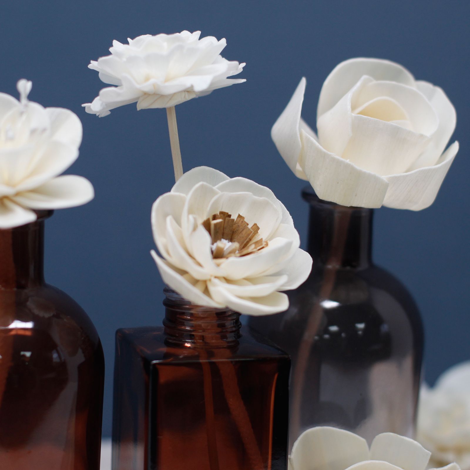 Natural Diffuser Flowers - Lrg Rose on String