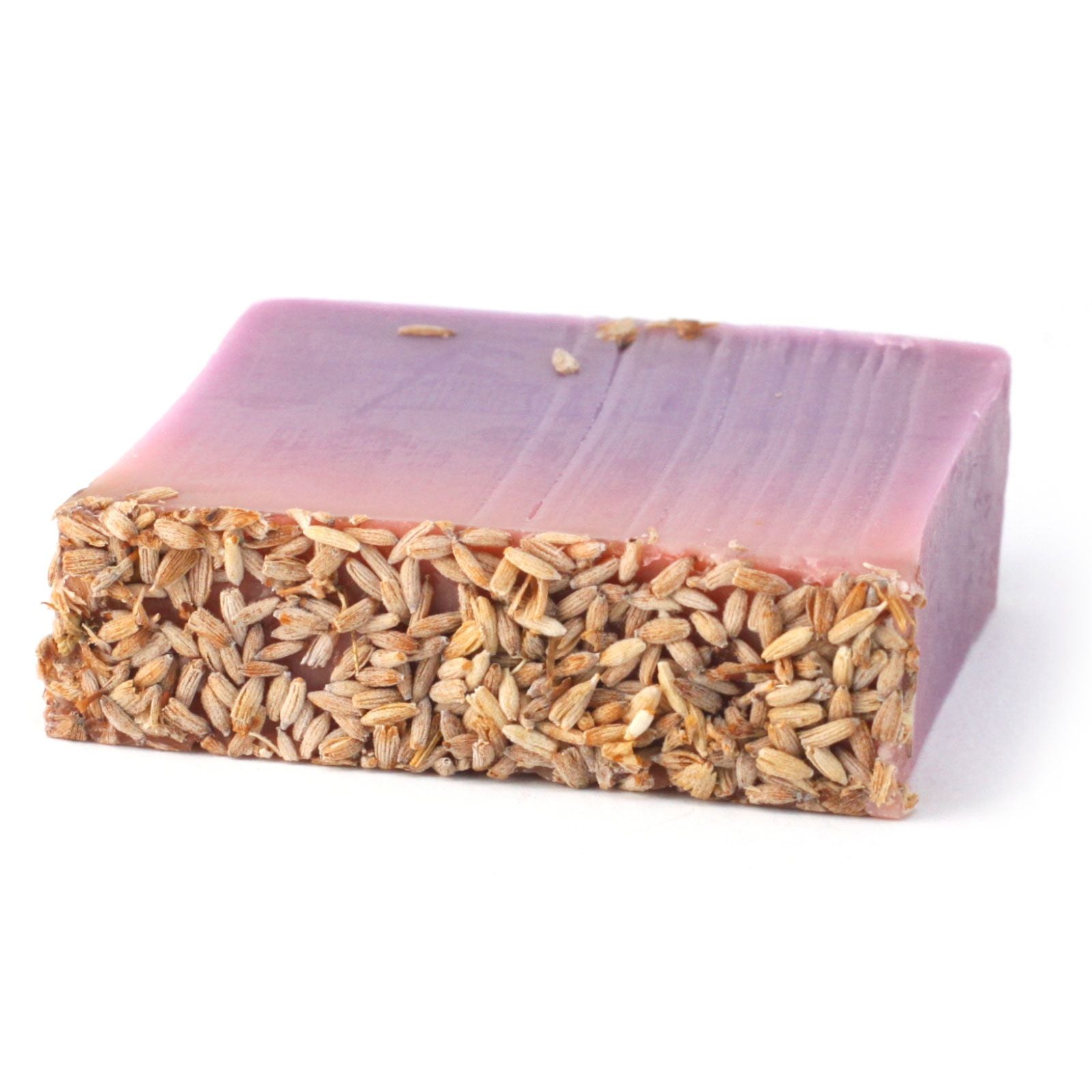 Luxurious cream-coloured soap bar with a smooth texture and elegant rectangular shape.