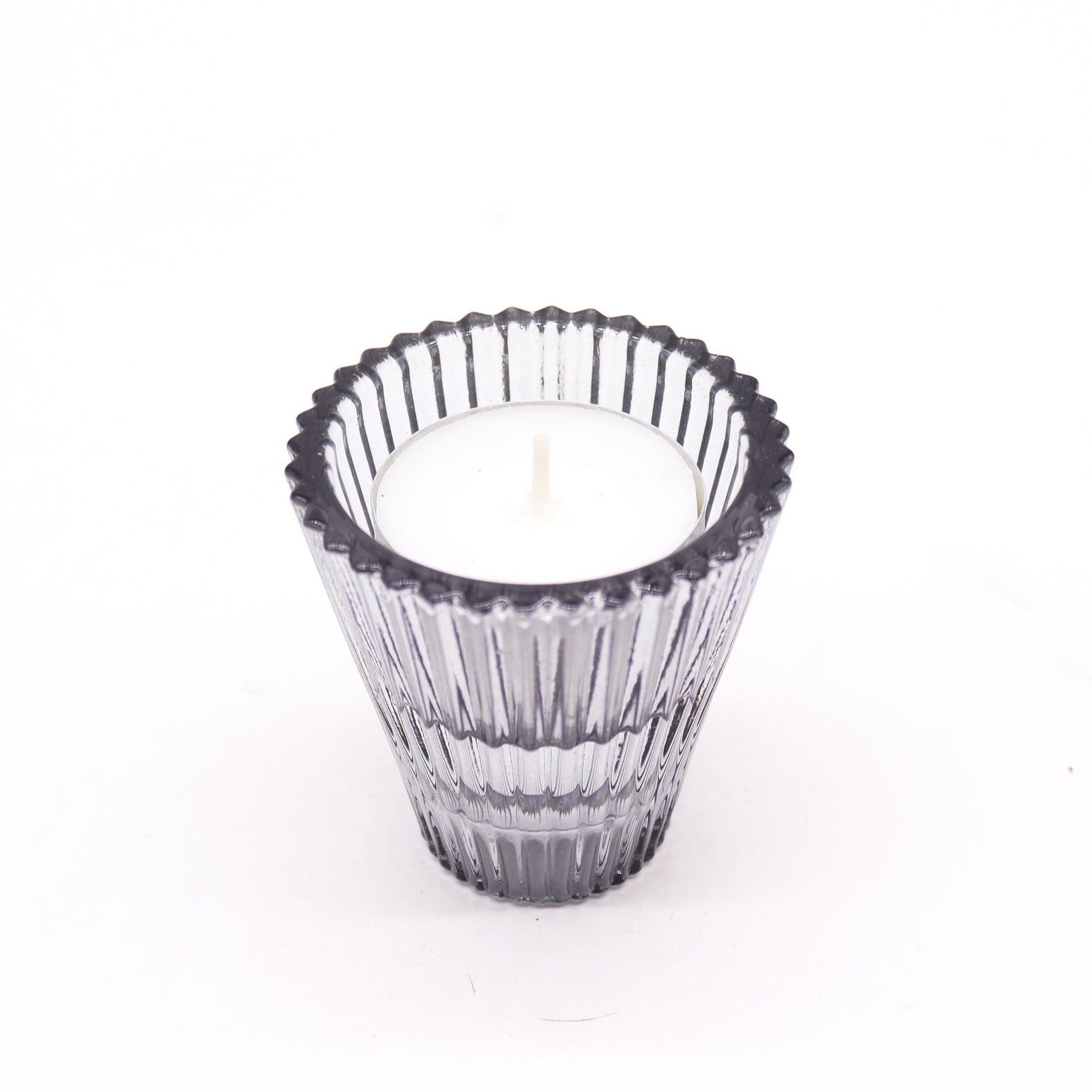 Flip Dinner Candle / Tealight Holder - Midnight Grey