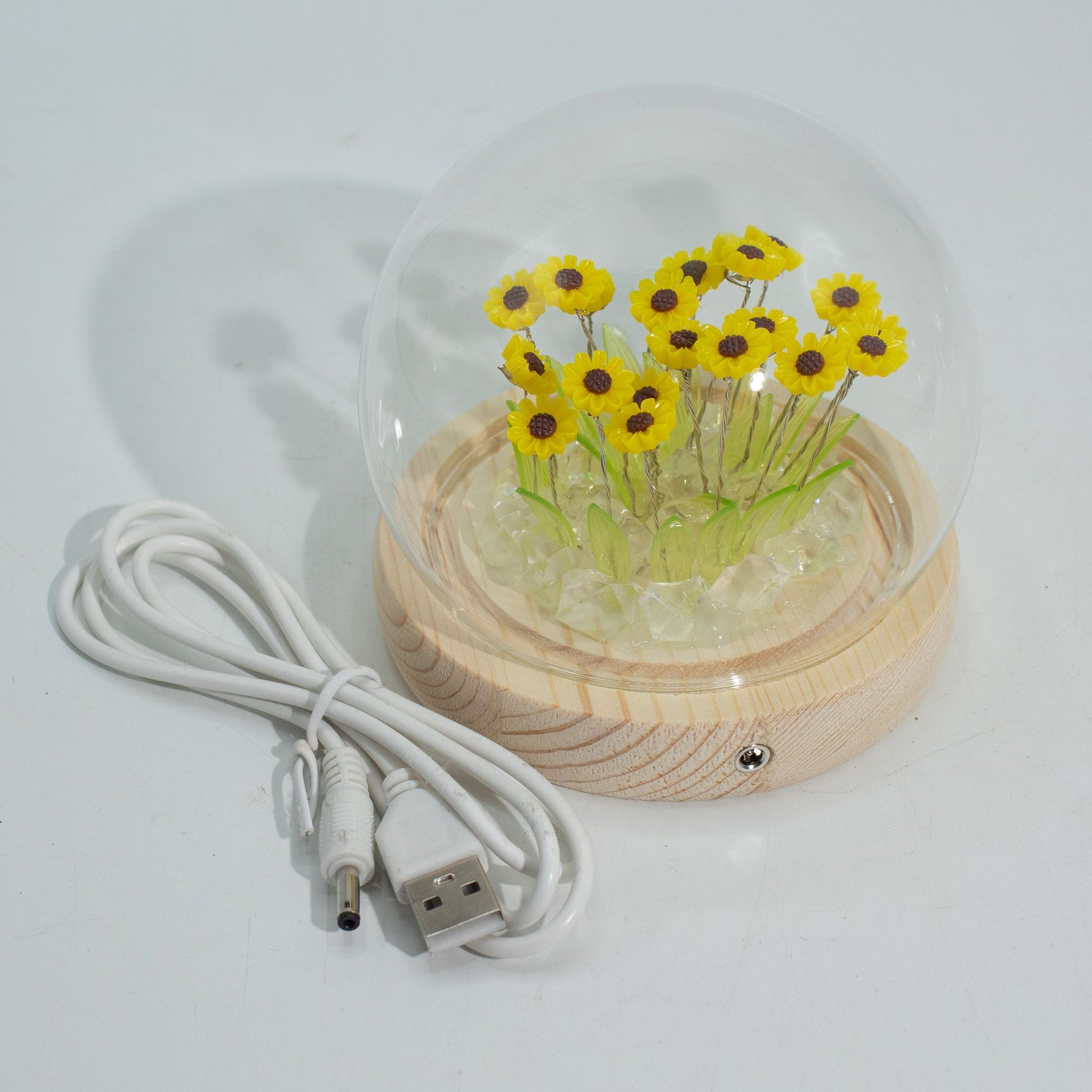 Floral Glow Garden Dome - 20 Sunflower - LED USB