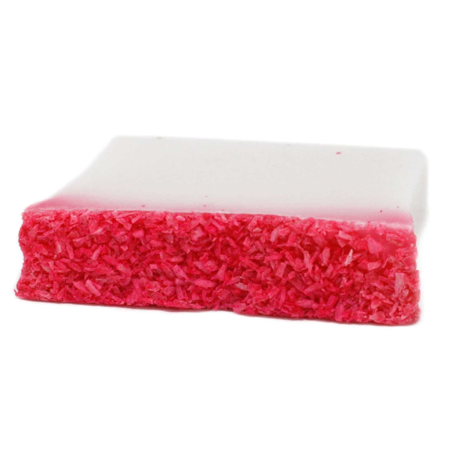 Handcrafted white coconut soap bar with a textured natural finish on a neutral background.