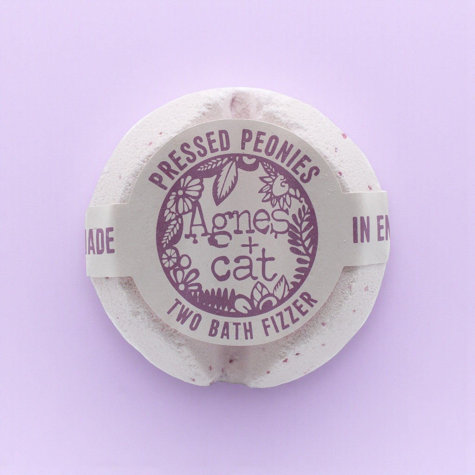 Agnes + Cat Bath Fizzer - Pressed Peonies