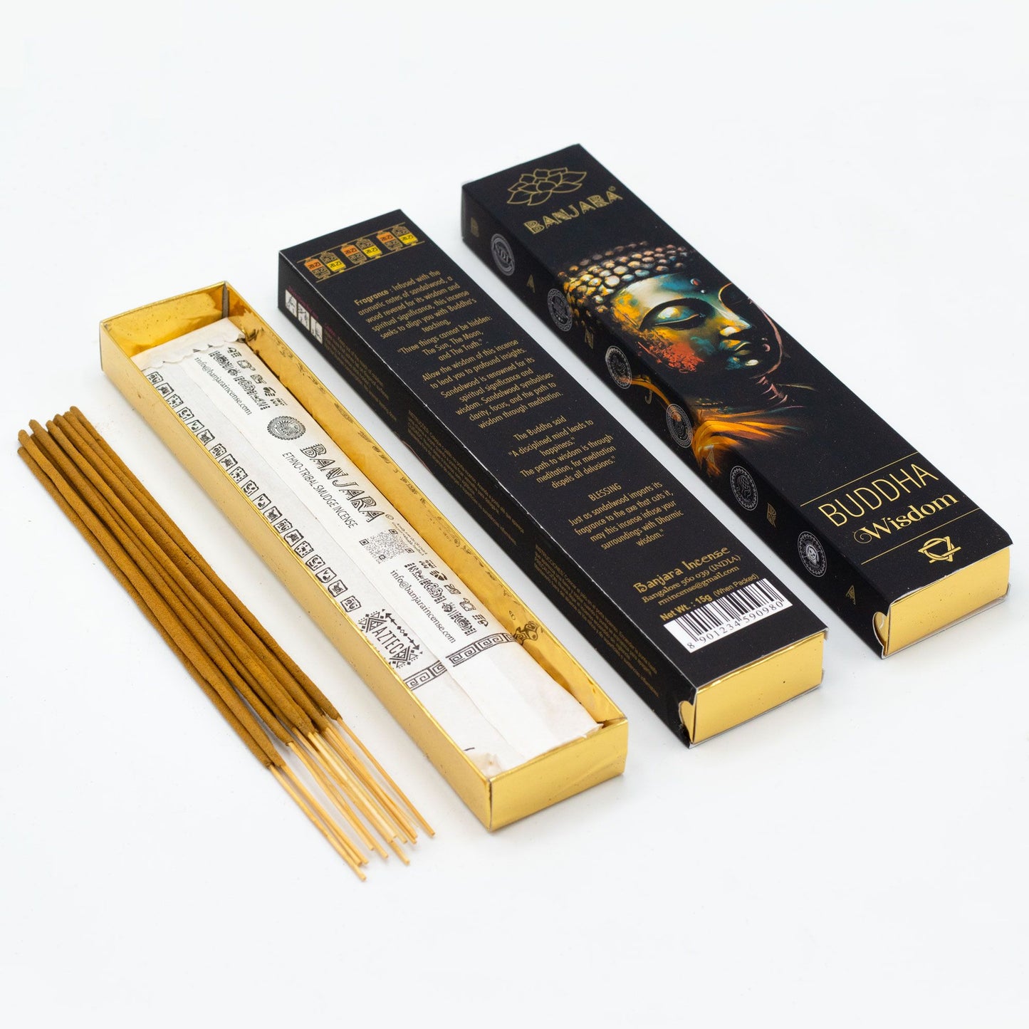 Hand-rolled masala incense sticks with a natural earthy texture, perfect for meditation and spiritual practices.