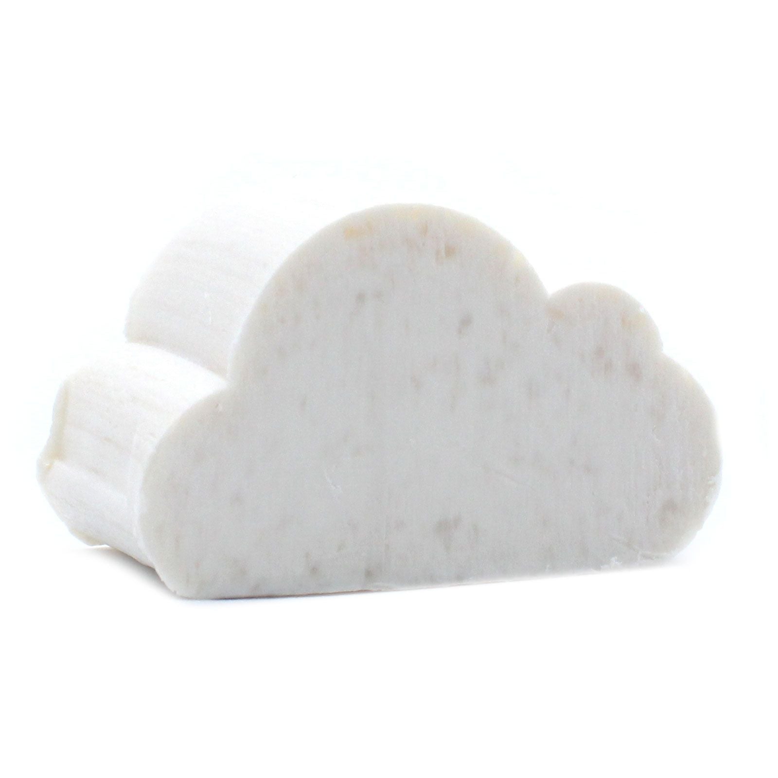 Set of ten small white heart-shaped guest soaps arranged neatly, featuring a clean and minimalist aesthetic.