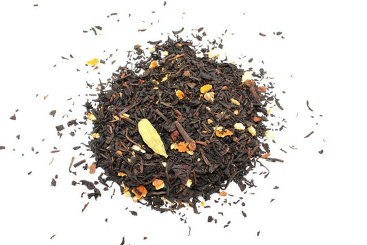 Large one kilogram bag of loose leaf Pakistani black tea with rich dark leaves.