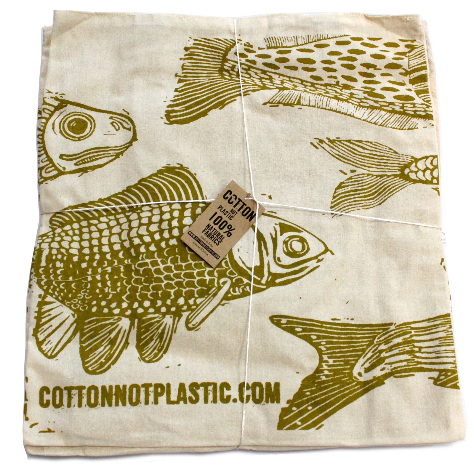 Large cream-coloured reversible cotton tote bag with both long shoulder straps and short hand-carry handles.