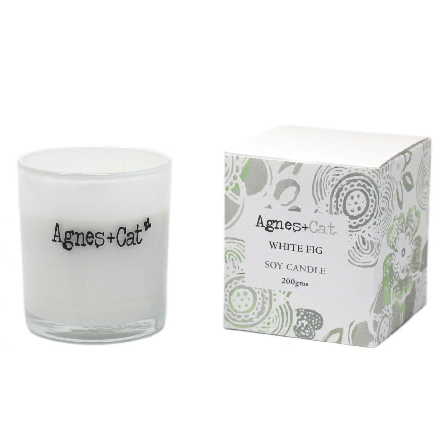 Agnes + Cat Votive Candle - White Fig