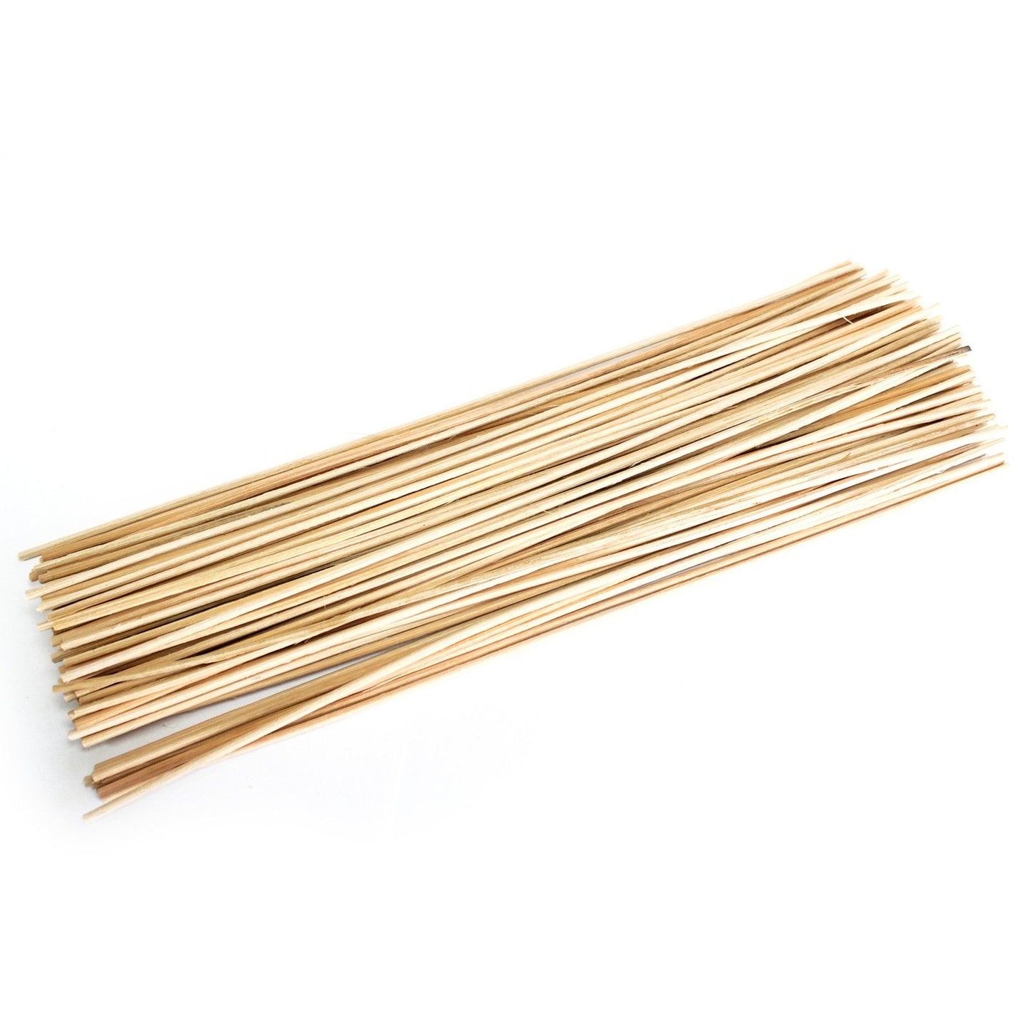 A bundle of natural 2mm Indonesia reed diffuser sticks held together with a simple band against a neutral background.