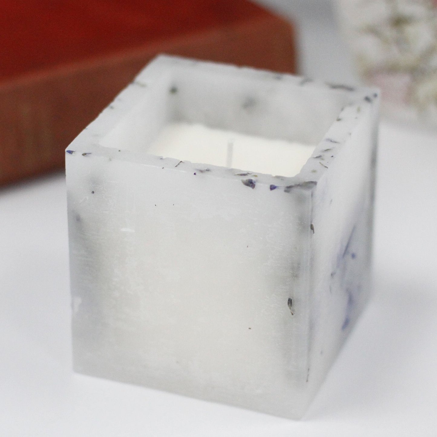 Enchanted Candle - Large Square - Lavender