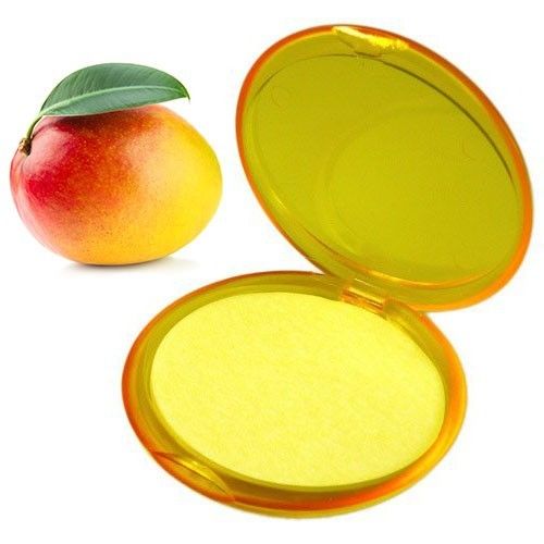 Pocket-sized notebook containing thin sheets of mango-scented paper soap for portable hand washing.