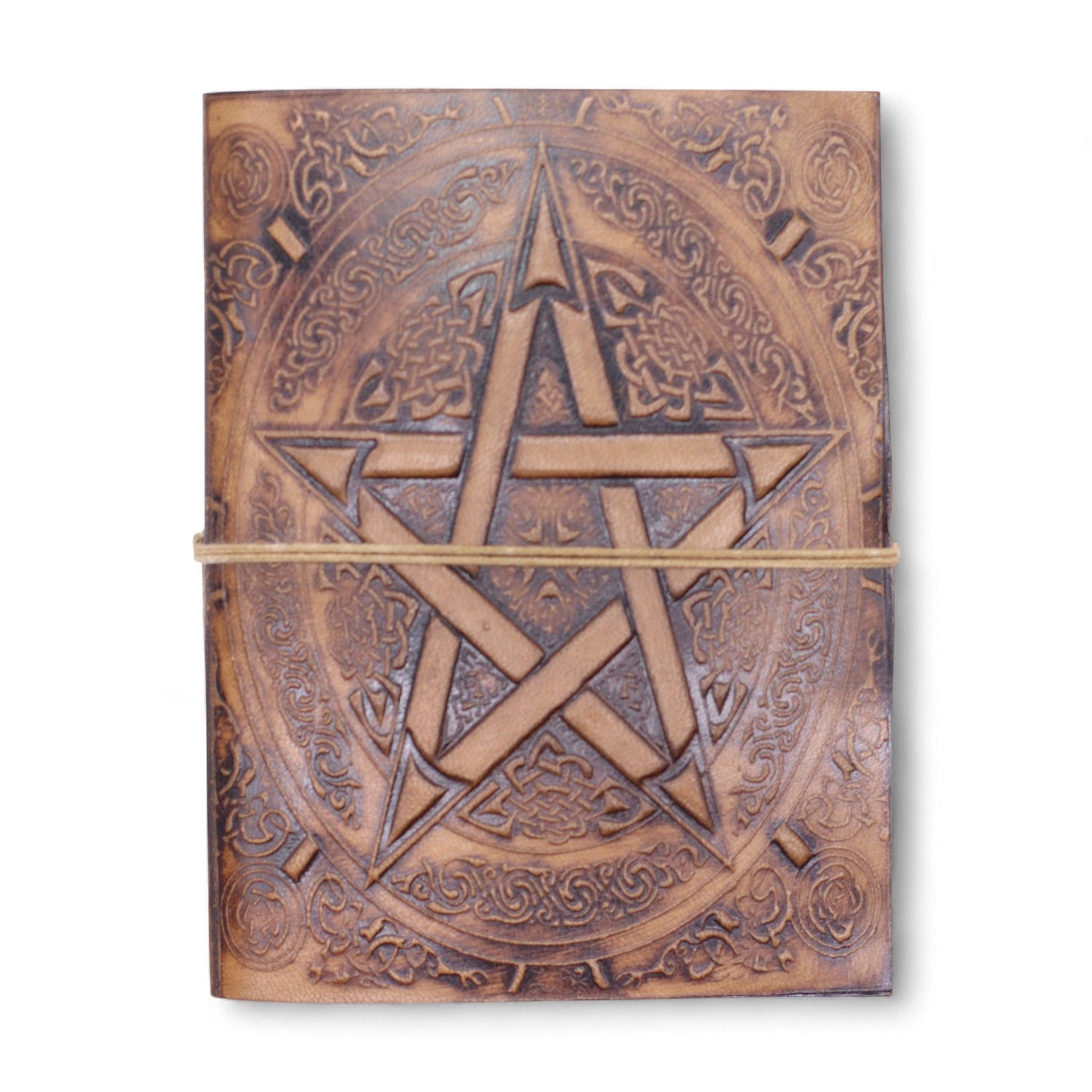 Assorted Esoteric Leather Notebooks - 15x11.5 cm