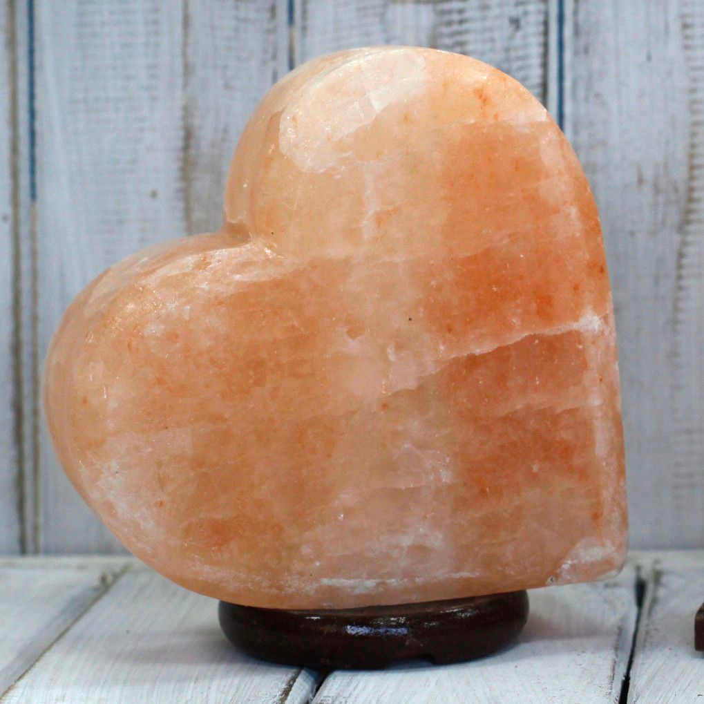 Crafted Salt lamp - Heart