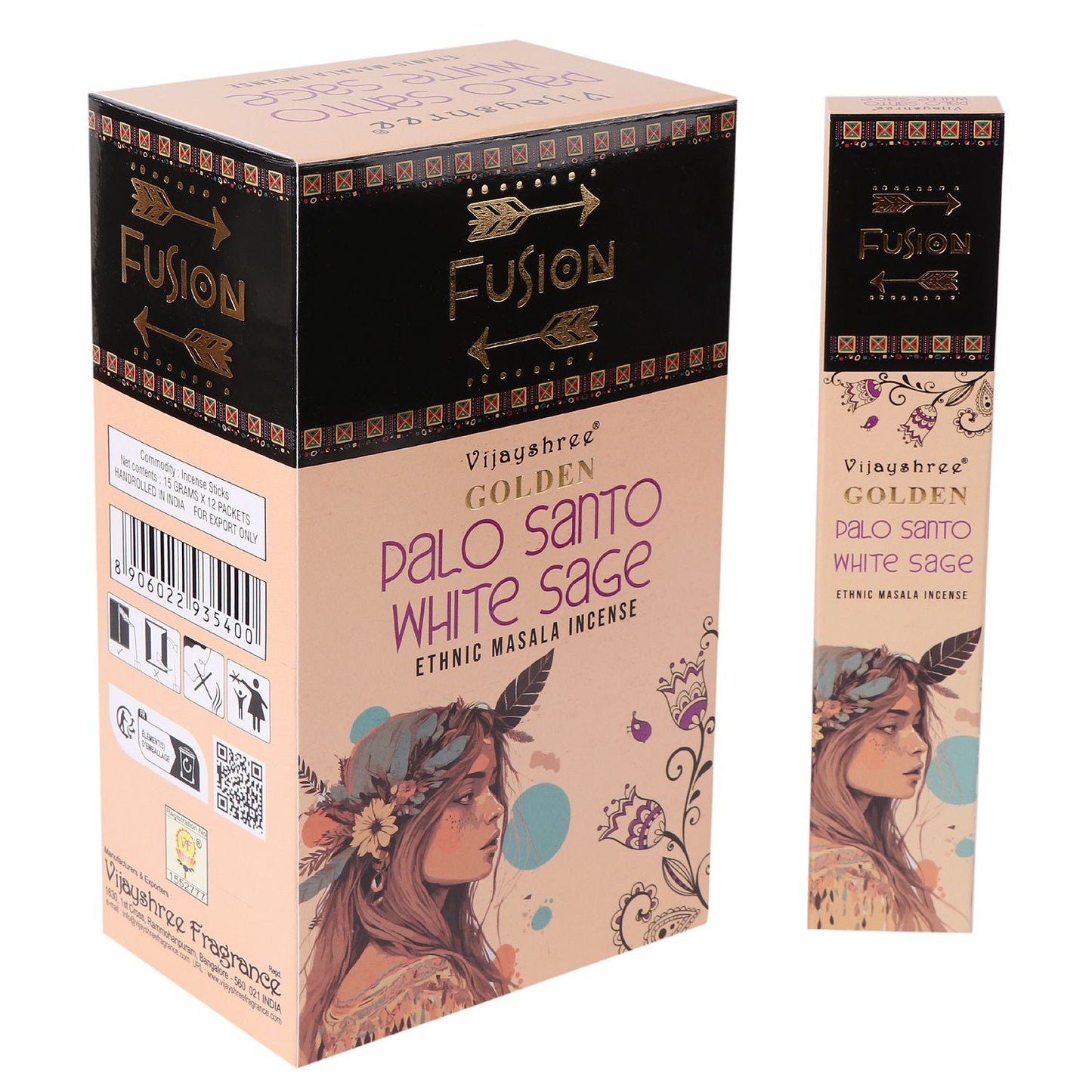 15g Golden Palo Santo and White Sage