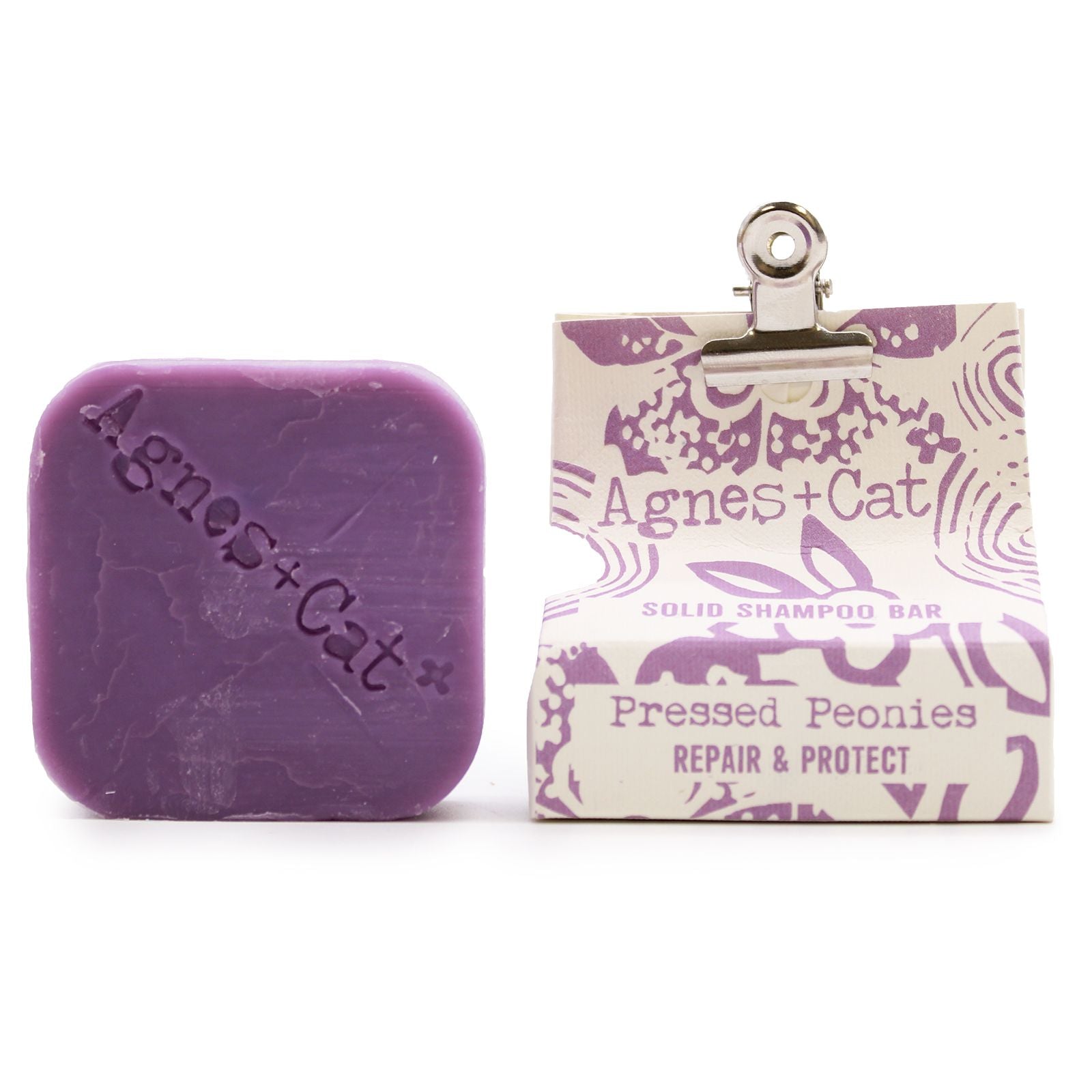 Agnes + Cat Pressed Peonies Solid Shampoo