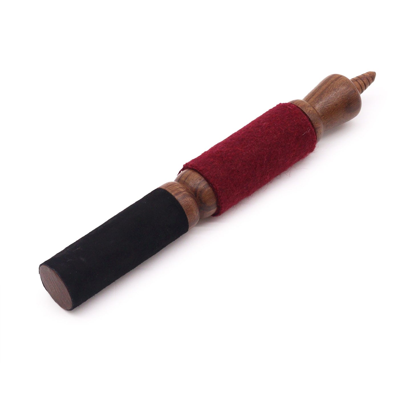 Handcrafted 23cm wooden striker stick designed for playing singing bowls and gongs.