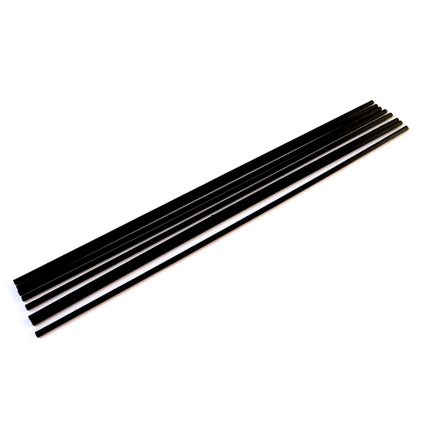 A bundle of sleek, high-performance black fibre reed diffuser sticks measured at 25cm in length.