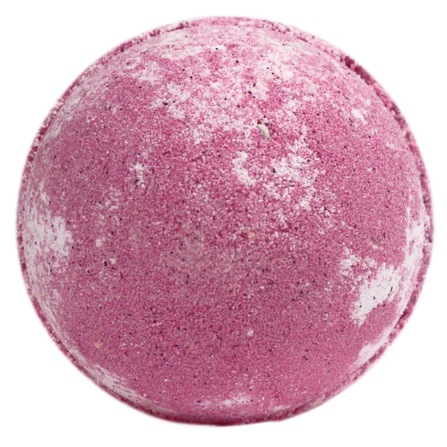 Large round colourful bath bomb with a textured surface, perfect for a luxurious and festive self-care soak.