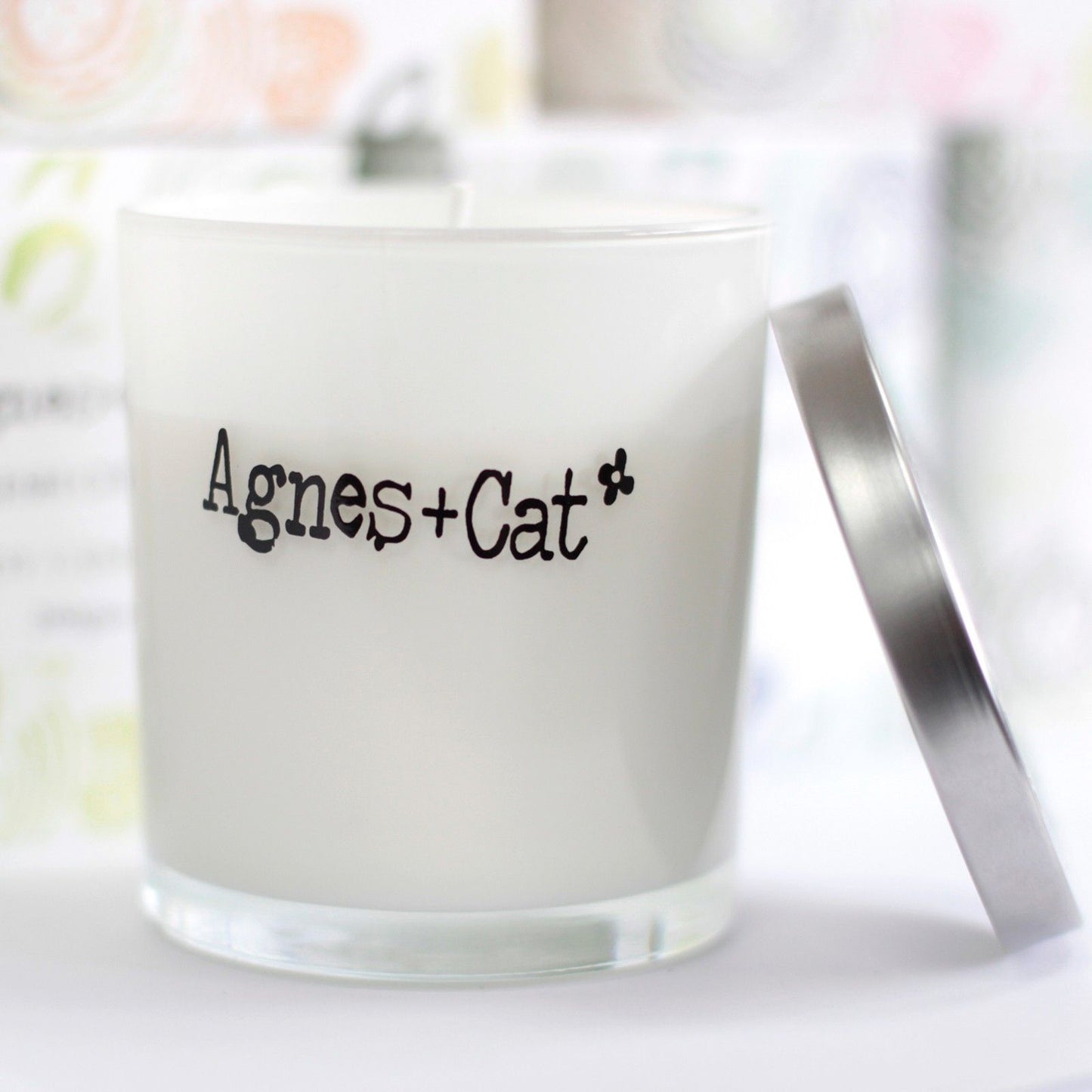 Agnes + Cat Votive Candle - Japanese Bloom
