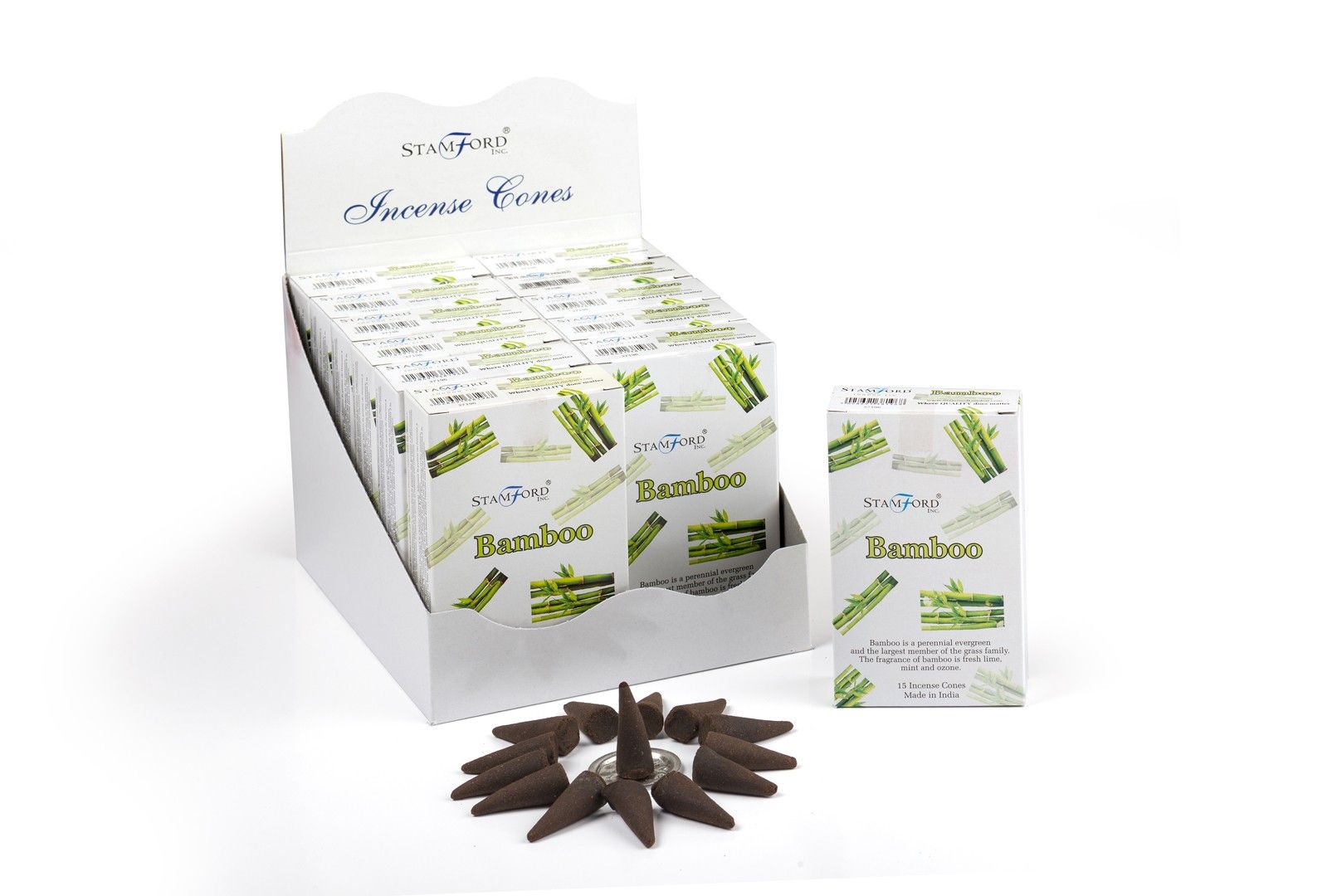 A pile of dark, aromatic incense cones with a woody texture, perfect for home fragrance and meditation.