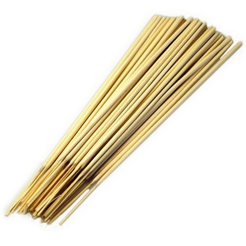 Large bundle of raw unfragranced incense sticks in a neutral ivory colour for DIY crafting.