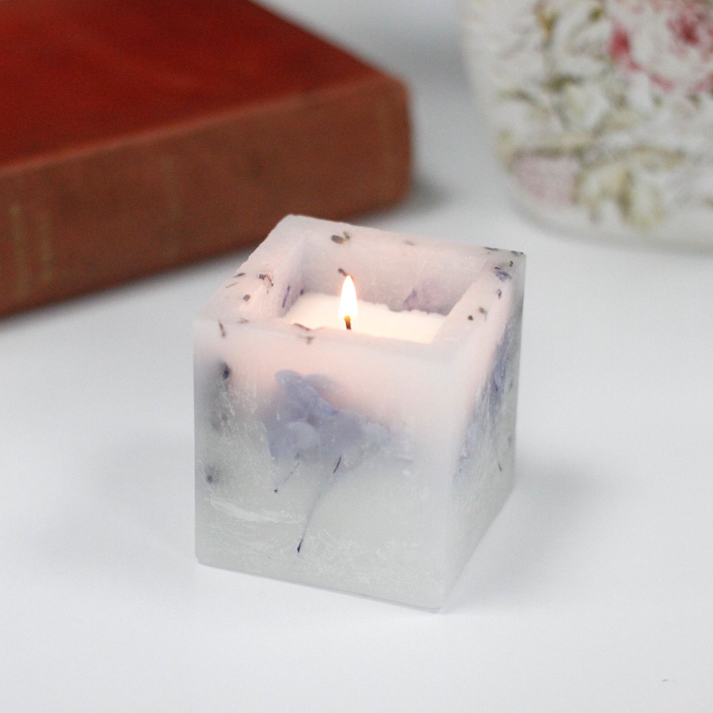 Enchanted Candle - Small Square Jar - Lavender