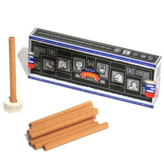 Pack of thick aromatic dhoop incense sticks with a rich texture, ideal for home fragrancing and spiritual rituals.