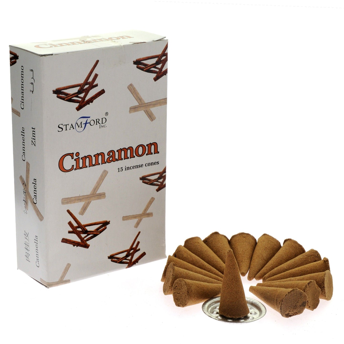 Small brown cone-shaped incense pieces with a textured surface, ready for burning.
