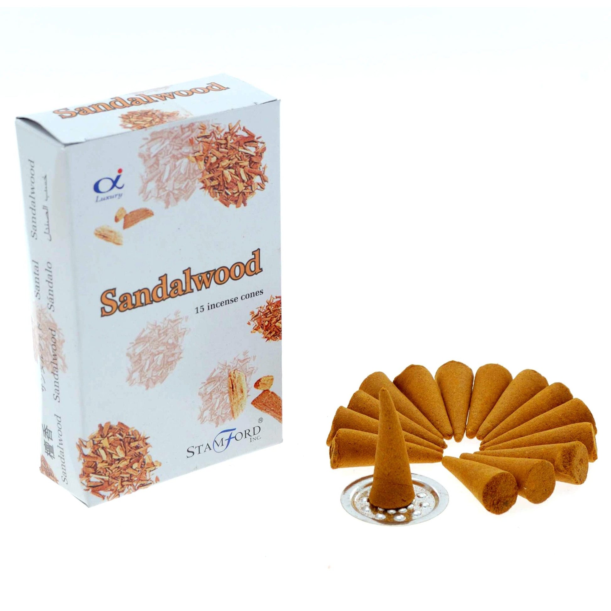 Small brown conical incense pieces with a smooth texture, ready for burning to release fragrance.