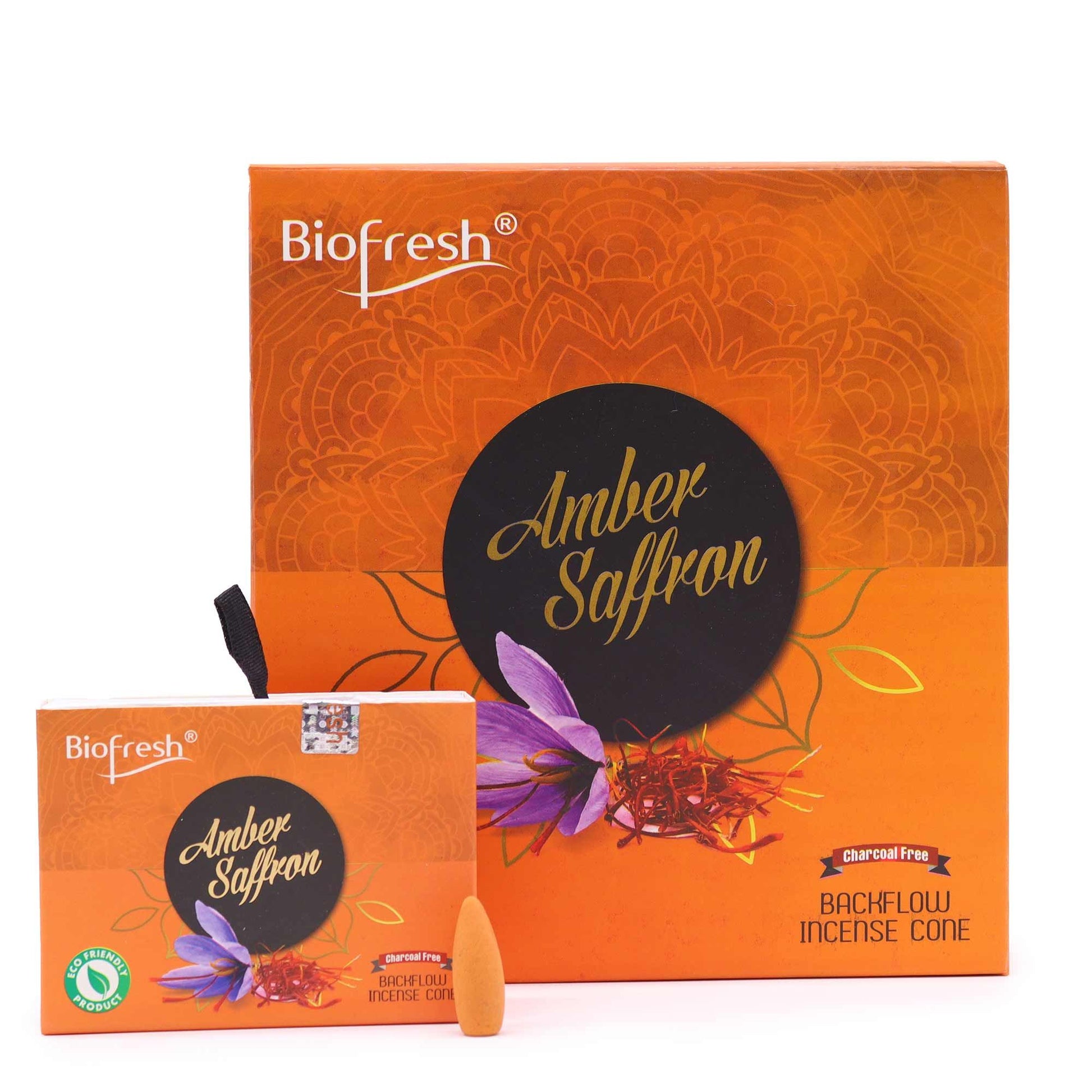 Selection of brown conical incense cones designed for backflow burners, producing a cascading smoke effect.