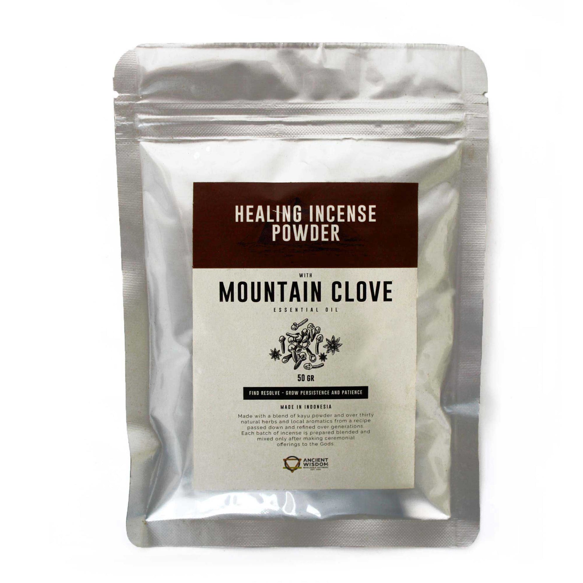 Finely ground aromatic incense powder with a rich texture, suitable for use with charcoal or incense burners.