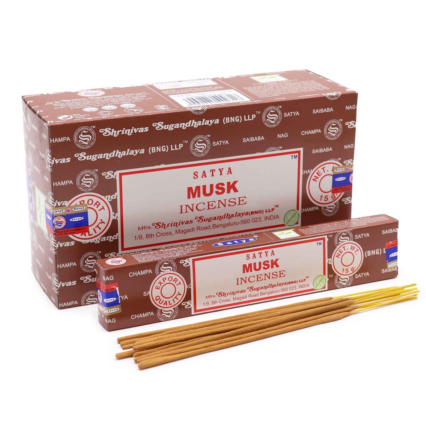 Hand-rolled incense sticks with a rich musk fragrance, perfect for creating a bright and energising atmosphere.
